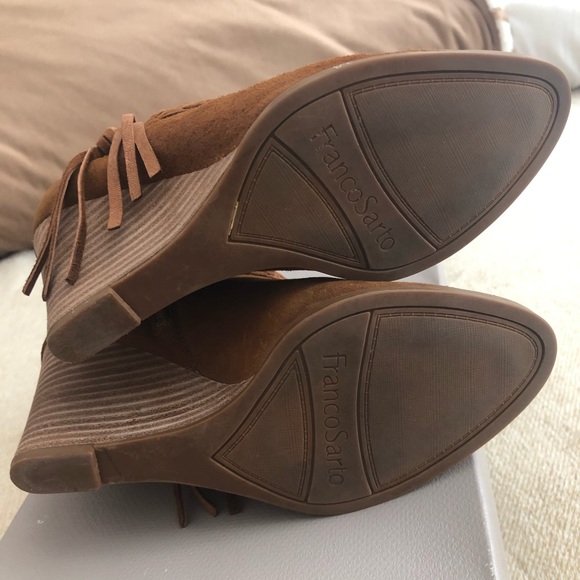 FrancoSarto L-Loni Bootie, Cognac LE - Picture 7 of 7